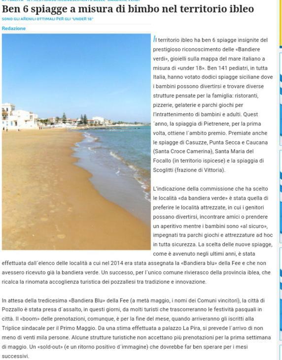A Pozzallo Vicino Al Mare 빌라 외부 사진